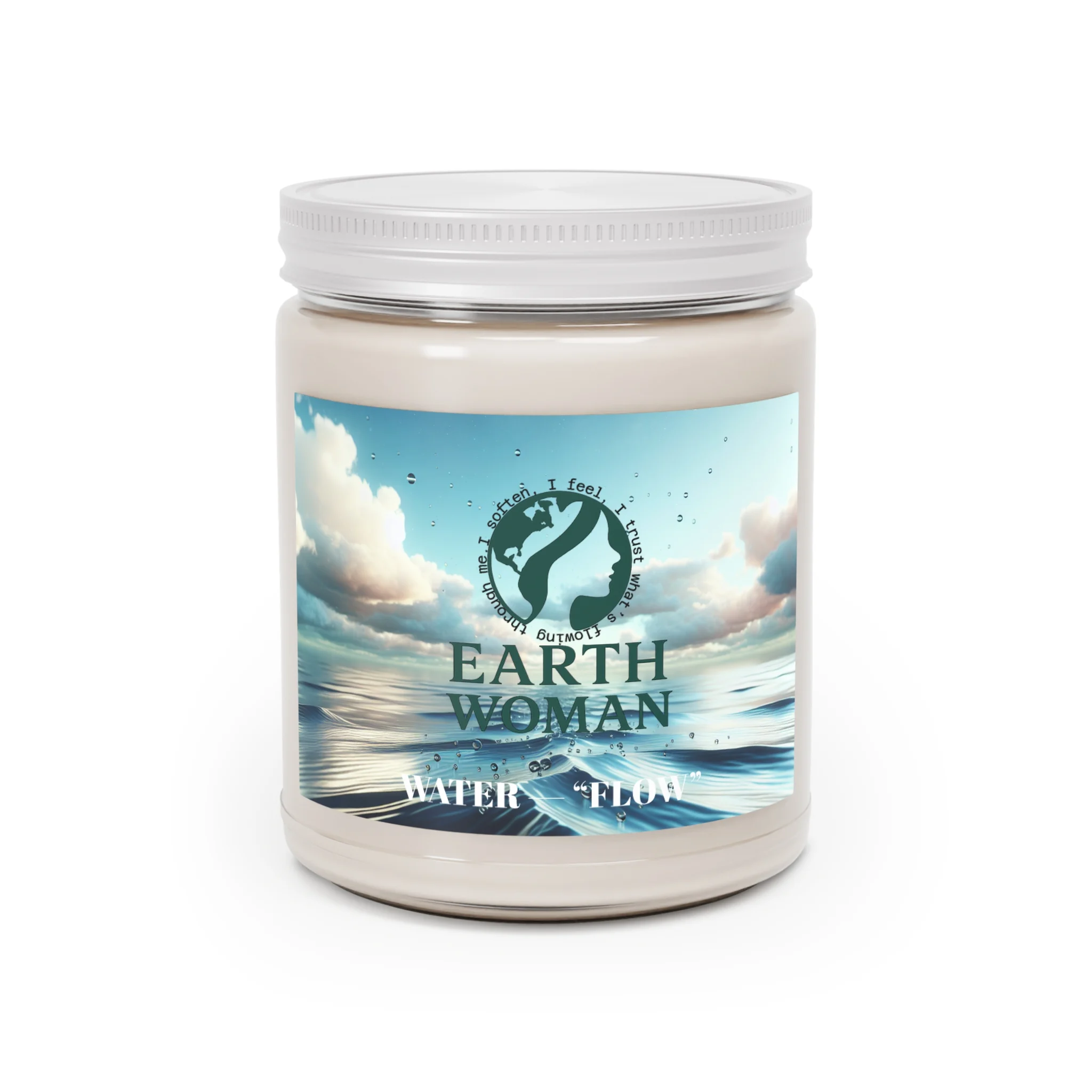 Calming Scented Candles, Relaxing Gift for Women, Earth Woman Candle, Home Decor, Self-Care, Aromatherapy, Spiritual Gifts